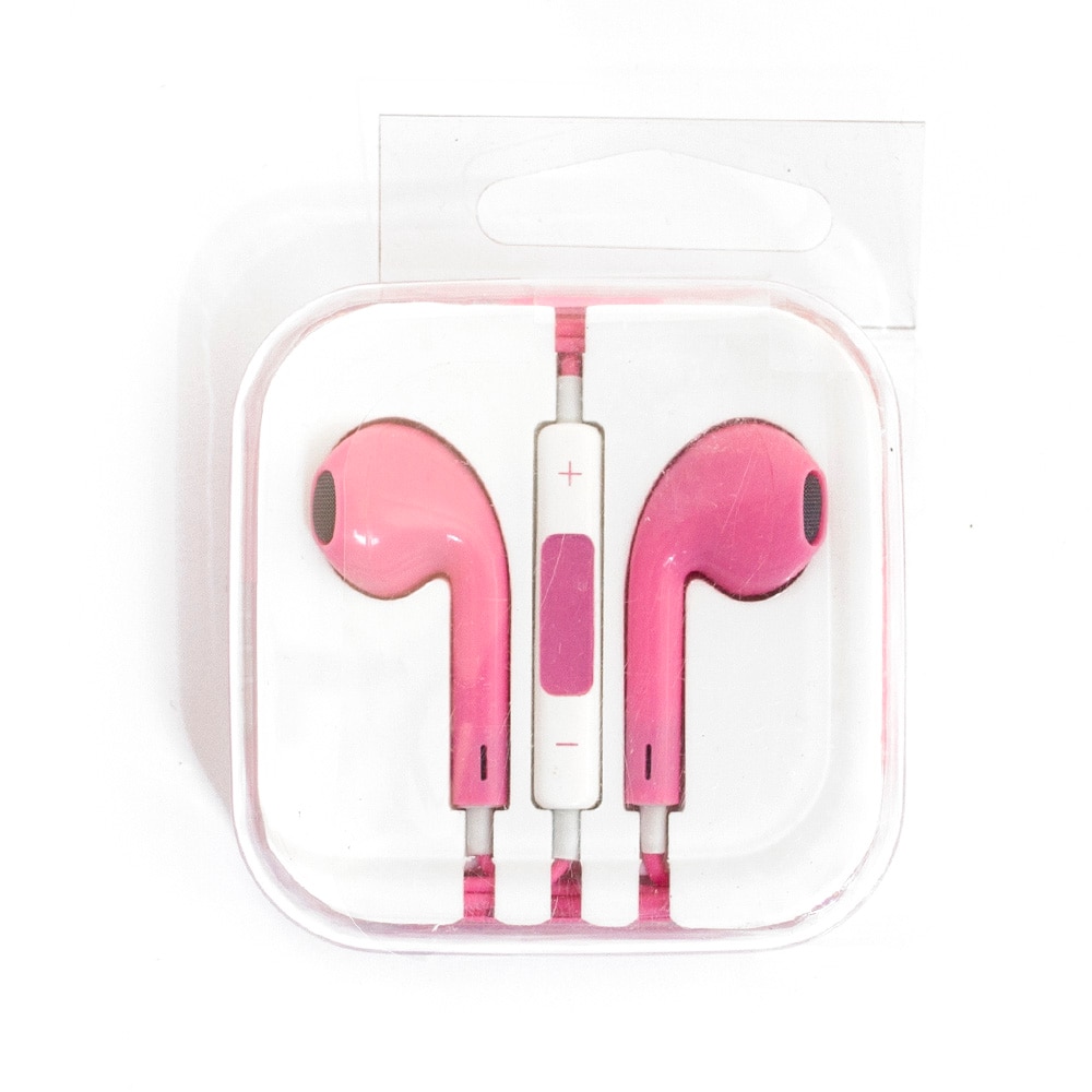 SMASH, EarBuds, Remote, Mic, Pink
